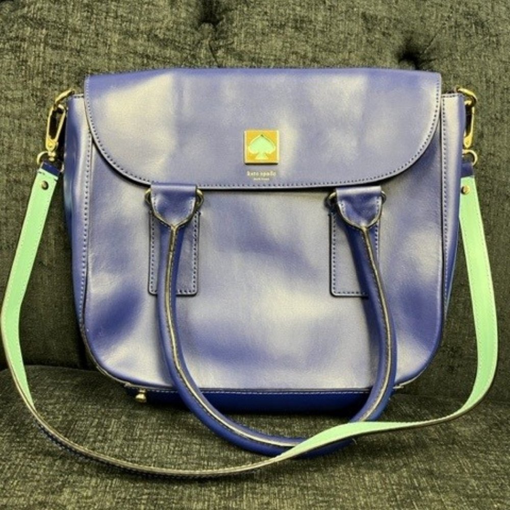 Blue Kate Spade Satchel Bag